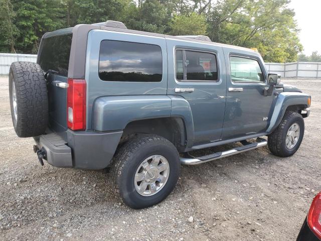 5GTDN136X68280893 - 2006 HUMMER H3 BLUE photo 3