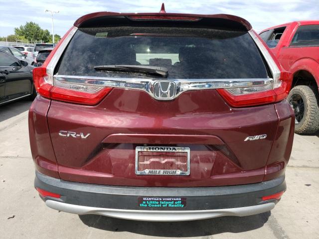 7FARW2H50KE033719 - 2019 HONDA CR-V EX MAROON photo 6