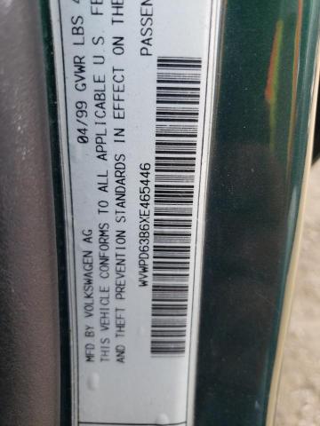 WVWPD63B6XE465446 - 1999 VOLKSWAGEN PASSAT GLX Yaşıl foto 13
