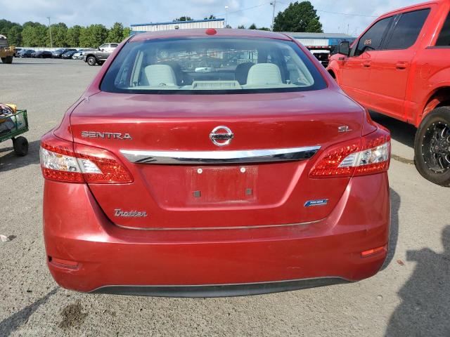 3N1AB7APXDL666295 - 2013 NISSAN SENTRA S RED photo 6