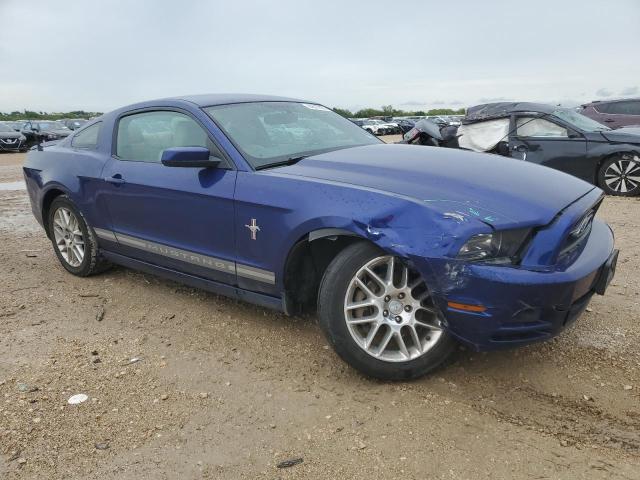 1ZVBP8AM2E5332596 - 2014 FORD MUSTANG BLUE photo 4