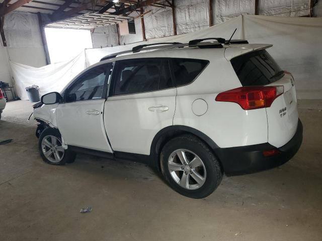 JTMRFREV2DD036236 - 2013 TOYOTA RAV4 XLE WHITE photo 2