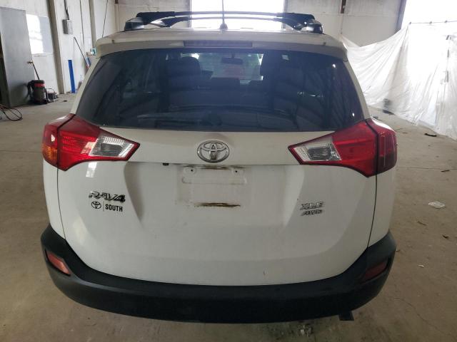JTMRFREV2DD036236 - 2013 TOYOTA RAV4 XLE WHITE photo 6
