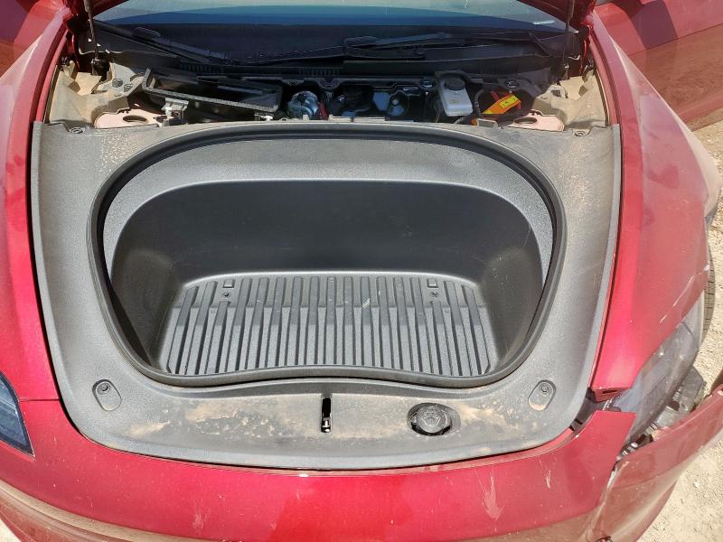 5YJ3E1EA3SF997148 - 2025 TESLA MODEL 3 RED photo 11