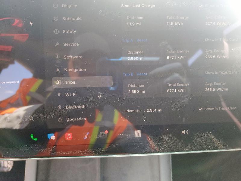 5YJ3E1EA3SF997148 - 2025 TESLA MODEL 3 RED photo 9