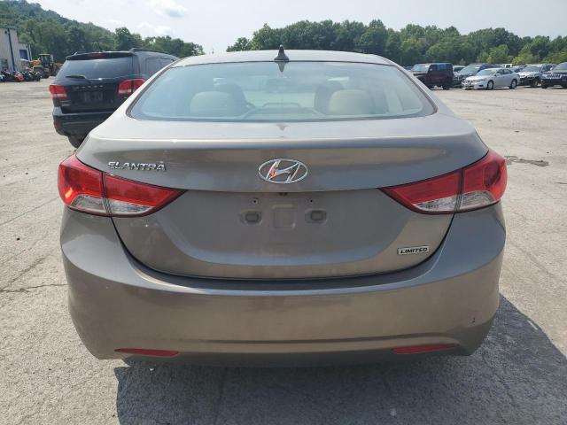 5NPDH4AE7DH239601 - 2013 HYUNDAI ELANTRA GLS GRAY photo 6