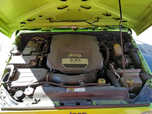 1C4AJWAG9DL521190 - 2013 JEEP WRANGLER SPORT GREEN photo 7