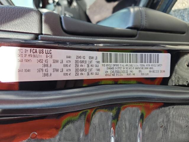 1C4RJFBG8JC433132 - 2018 JEEP GRAND CHER LIMITED 黑色 照片 14