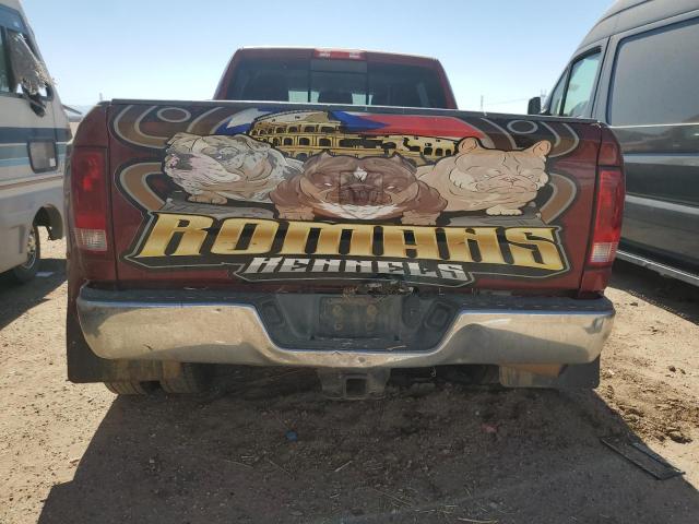 3C63RPLL5DG580355 - 2013 RAM 3500 SLT BURGUNDY photo 6