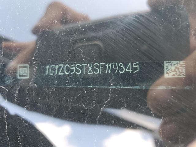 1G1ZC5ST8SF119345 - 2025 CHEVROLET MALIBU LS SILVER photo 12