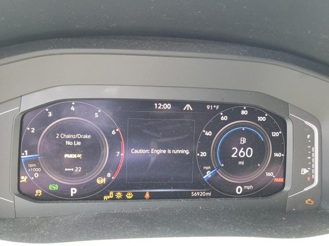 1V2HR2CA5NC512317 - 2022 VOLKSWAGEN ATLAS SE Czarny zdjęcie 9