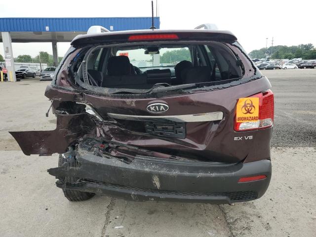 5XYKU4A24CG196091 - 2012 KIA SORENTO EX Bordo foto 11