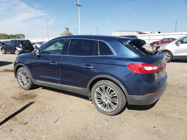 2LMPJ8LRXHBL48290 - 2017 LINCOLN MKX RESERVE BLUE photo 2