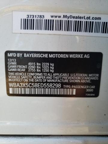 WBA3X5C58ED558298 - 2014 BMW 328 XIGT WHITE photo 12