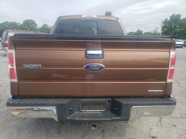 1FTFW1EF9CFC43030 - 2012 FORD F150 SUPERCREW BROWN photo 6