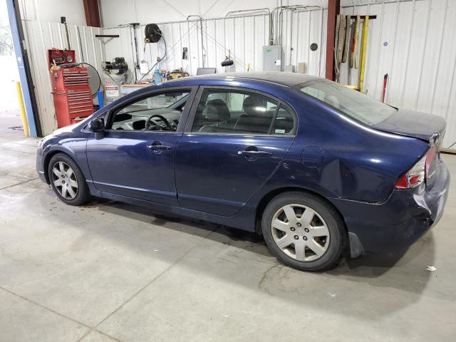 1HGFA16528L067033 - 2008 HONDA CIVIC LX BLUE photo 2