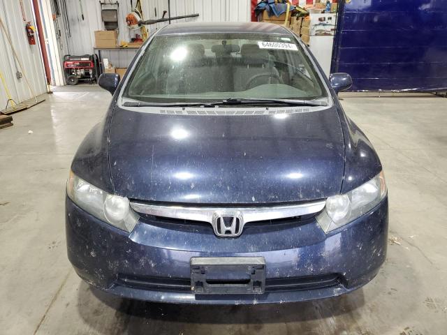 1HGFA16528L067033 - 2008 HONDA CIVIC LX BLUE photo 5