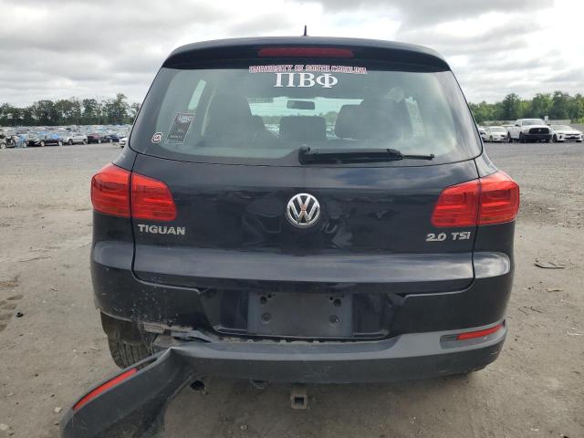 WVGAV3AX9DW600422 - 2013 VOLKSWAGEN TIGUAN S BLACK photo 6