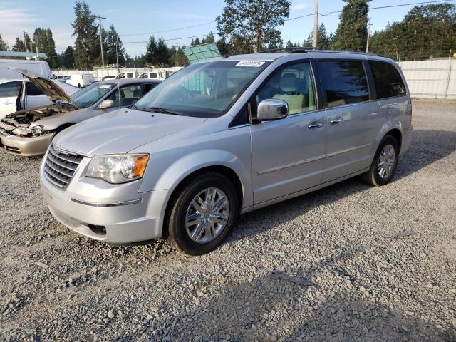 2A8HR64X78R661909 - 2008 CHRYSLER TOWN & COU LIMITED GRAY photo 1