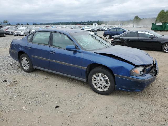 2G1WF52E259301194 - 2005 CHEVROLET IMPALA BLUE photo 4