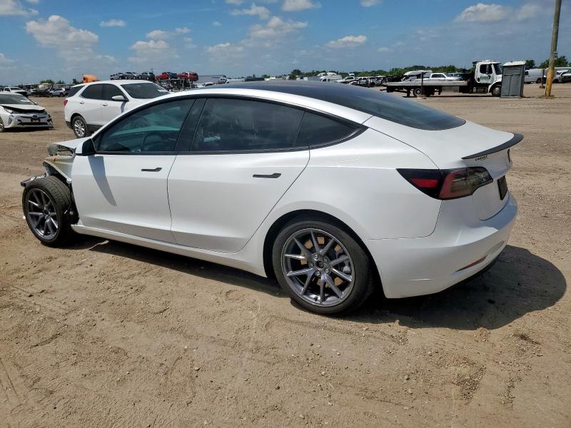 5YJ3E1EA1PF573605 - 2023 TESLA MODEL 3 WHITE photo 2