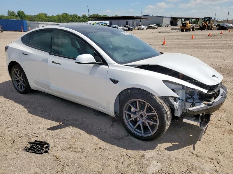 5YJ3E1EA1PF573605 - 2023 TESLA MODEL 3 WHITE photo 4