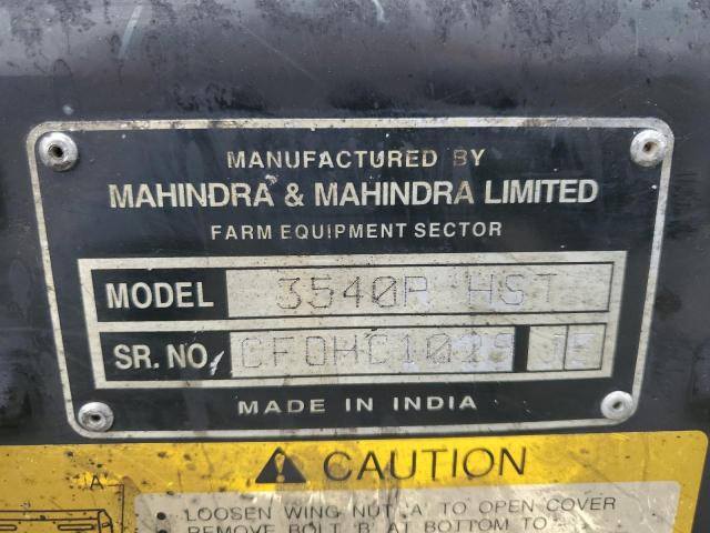 CF0HC102900000000 - 2015 MAHINDRA AND MAHINDRA TRACTOR RED photo 10