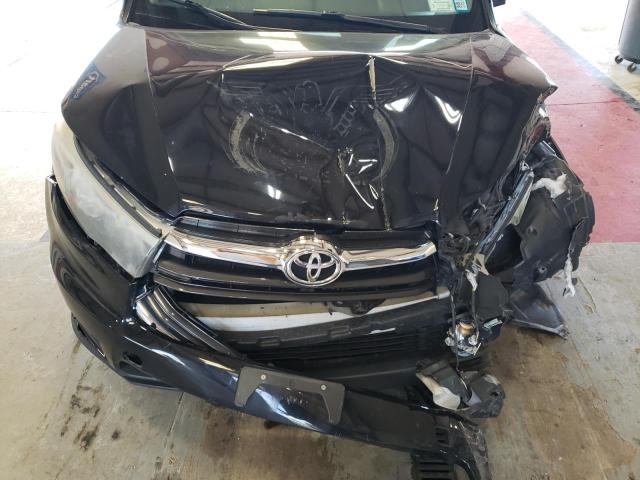 5TDJKRFHXFS106817 - 2015 TOYOTA HIGHLANDER XLE 黑色 照片 12