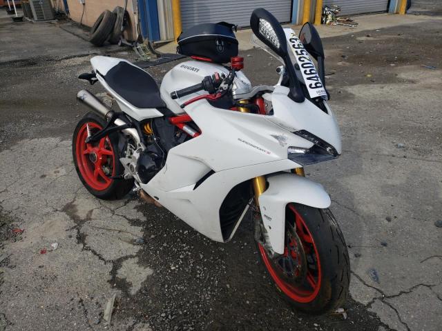 ZDMVABDS3JB004564 - 2018 DUCATI SUPERSPORT WHITE photo 9