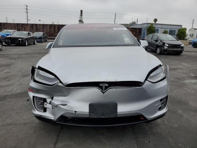 5YJXCAE20HF061156 - 2017 TESLA MODEL X SILVER photo 5