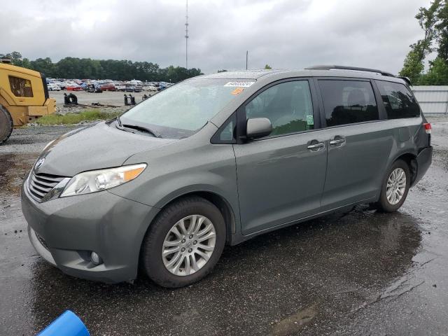 5TDYK3DC0BS081388 - 2011 TOYOTA SIENNA XLE GRAY photo 1