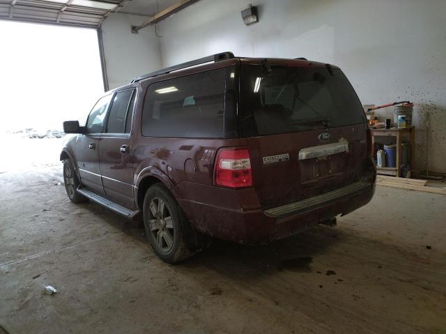 1FMFK205X7LA51781 - 2007 FORD EXPEDITION EL LIMITED MAROON photo 3