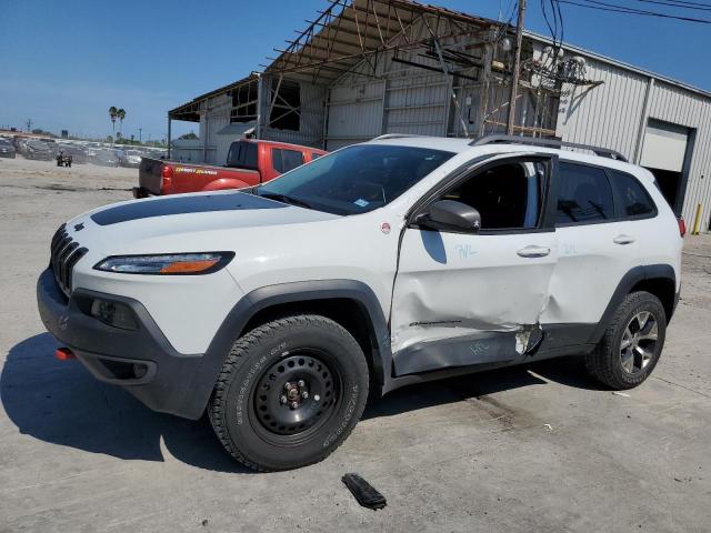 1C4PJMBSXEW184904 - 2014 JEEP CHEROKEE TRAILHAWK WHITE photo 1
