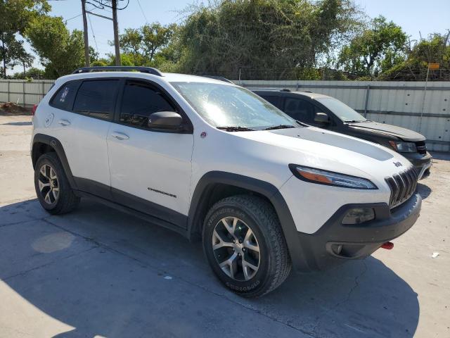 1C4PJMBSXEW184904 - 2014 JEEP CHEROKEE TRAILHAWK WHITE photo 4