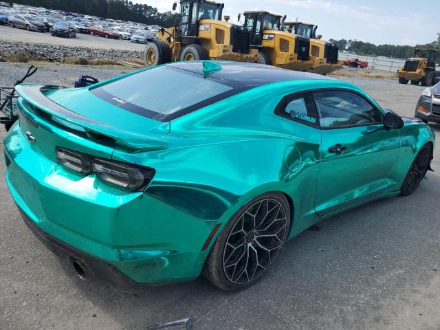 1G1FF1R70K0157893 - 2019 CHEVROLET CAMARO SS TURQUOISE photo 3