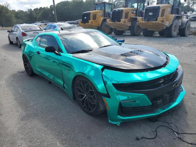 1G1FF1R70K0157893 - 2019 CHEVROLET CAMARO SS TURQUOISE photo 4