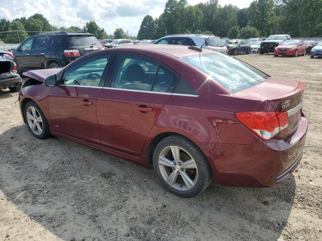 1G1PE5SB6F7222630 - 2015 CHEVROLET CRUZE LT MAROON photo 2