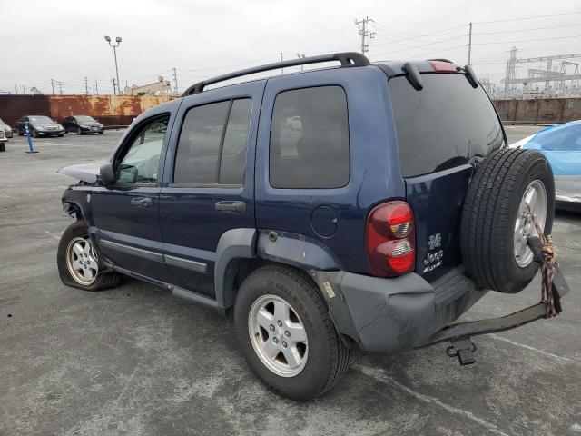 1J4GL48K96W213242 - 2006 JEEP LIBERTY SPORT 蓝色 照片 2