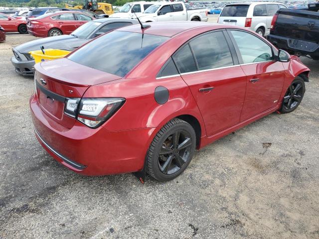 1G1PG5SC0C7360694 - 2012 CHEVROLET CRUZE LT RED photo 3