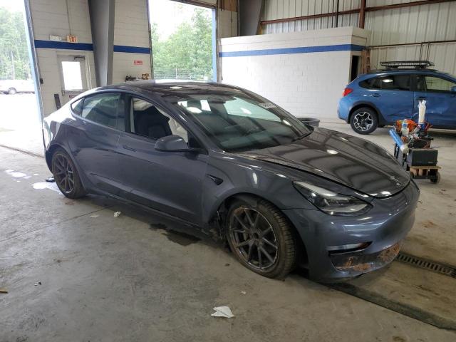 5YJ3E1EA4MF982094 - 2021 TESLA MODEL 3 BLUE photo 4