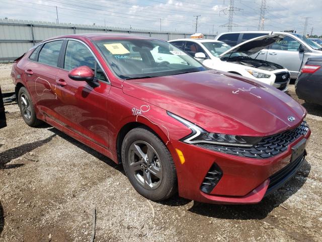 5XXG14J2XMG017461 - 2021 KIA K5 LXS RED photo 4