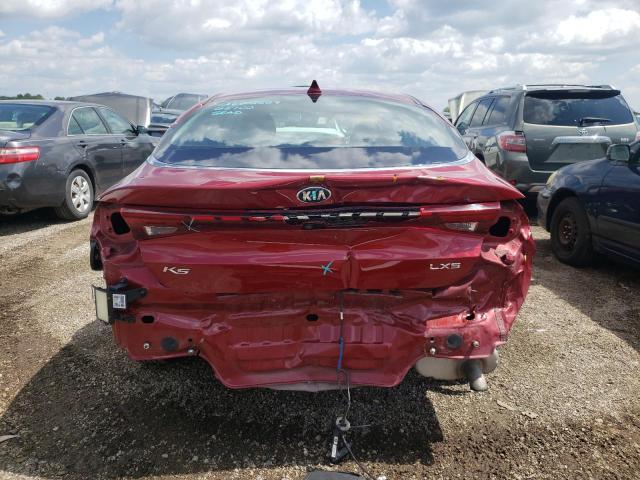 5XXG14J2XMG017461 - 2021 KIA K5 LXS RED photo 6