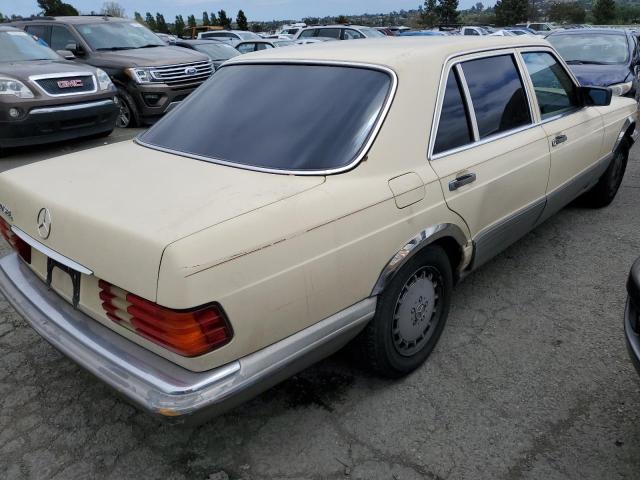 WDBCA35DXHA322298 - 1987 MERCEDES-BENZ 420 SEL YELLOW photo 3