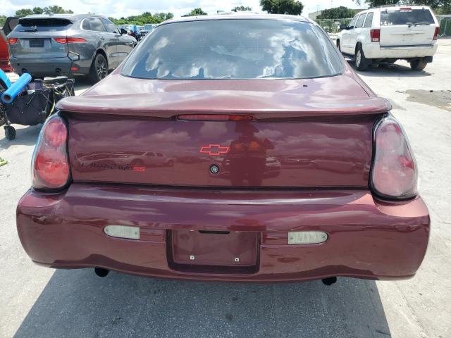 2G1WX15K729306426 - 2002 CHEVROLET MONTE CARL SS BURGUNDY photo 6