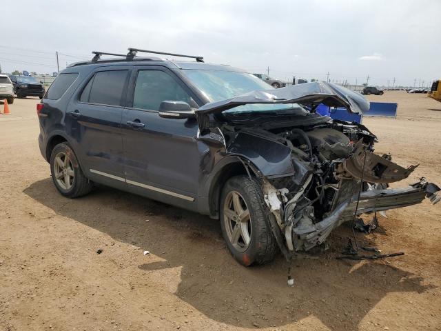 1FM5K8D89HGD91923 - 2017 FORD EXPLORER XLT გრაფიტი ფოტო 4