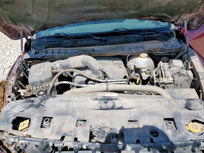 1C6RR6LT9KS521559 - 2019 RAM 1500 CLASS SLT ბურგუნდია ფოტო 11