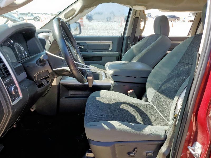 1C6RR6LT9KS521559 - 2019 RAM 1500 CLASS SLT ბურგუნდია ფოტო 7