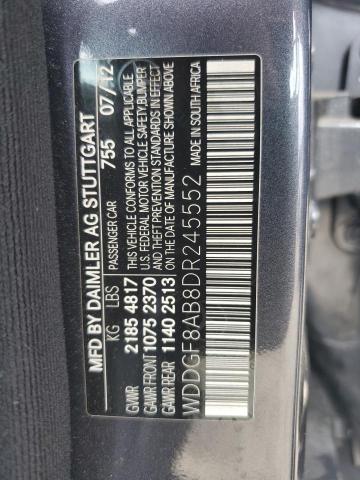 WDDGF8AB8DR245552 - 2013 MERCEDES-BENZ C 300 4MATIC GRAY photo 12