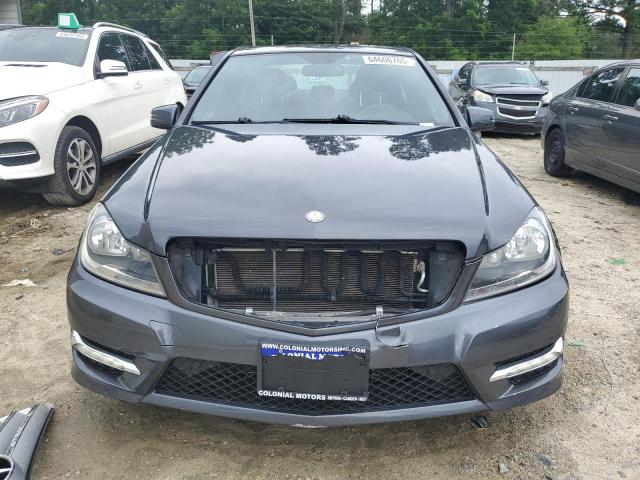 WDDGF8AB8DR245552 - 2013 MERCEDES-BENZ C 300 4MATIC GRAY photo 5