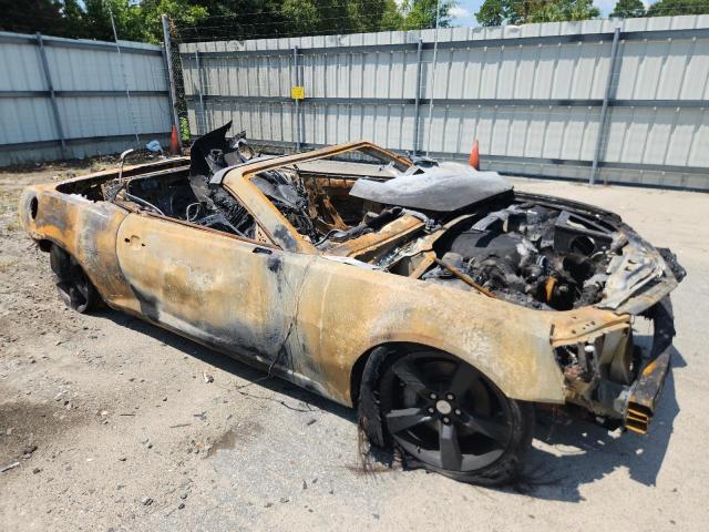 2G1FS3DW2C9186163 - 2012 CHEVROLET CAMARO SS დამწვარი ფოტო 4